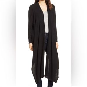 Gibson convertible wrap cardigan sweater, black, size XS. NWOT